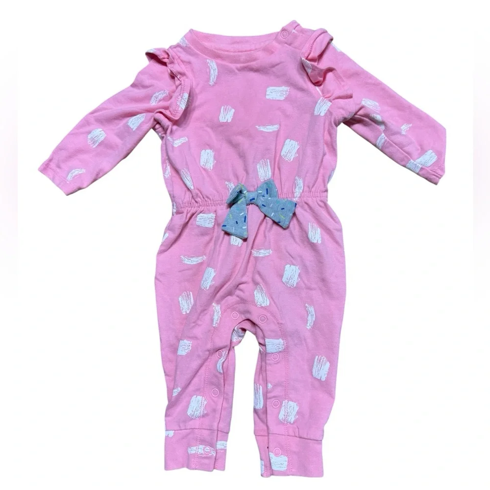 Cat & Jack | Baby Girl Pink Romper | 0-3M